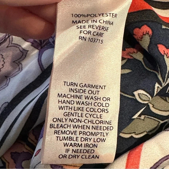 Nanette Lepore Floral Sleeveless Maxi Sundress Handkerchief Hem Size 2 - Picture 10 of 11